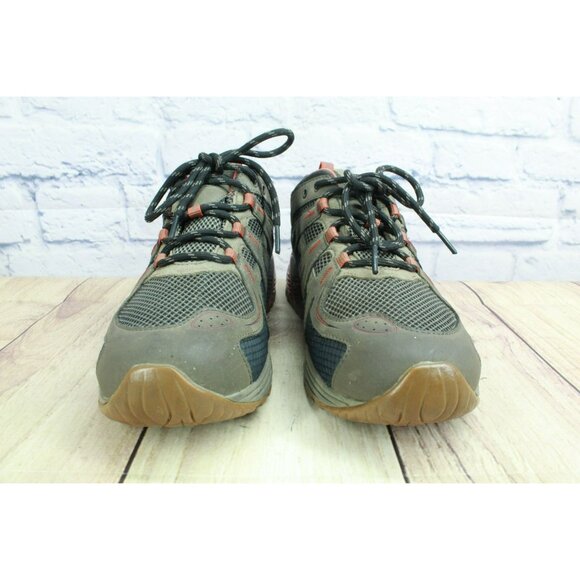 LL Bean Brown Mesh Vibram Sole Waterproof Trail Hiking Sneaker Shoes Size 8 M - Picture 4 of 9